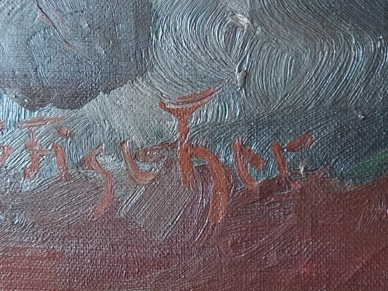 Billede 3 - SIGRID FISCHER ( ? - 1936 ) oliemaleri