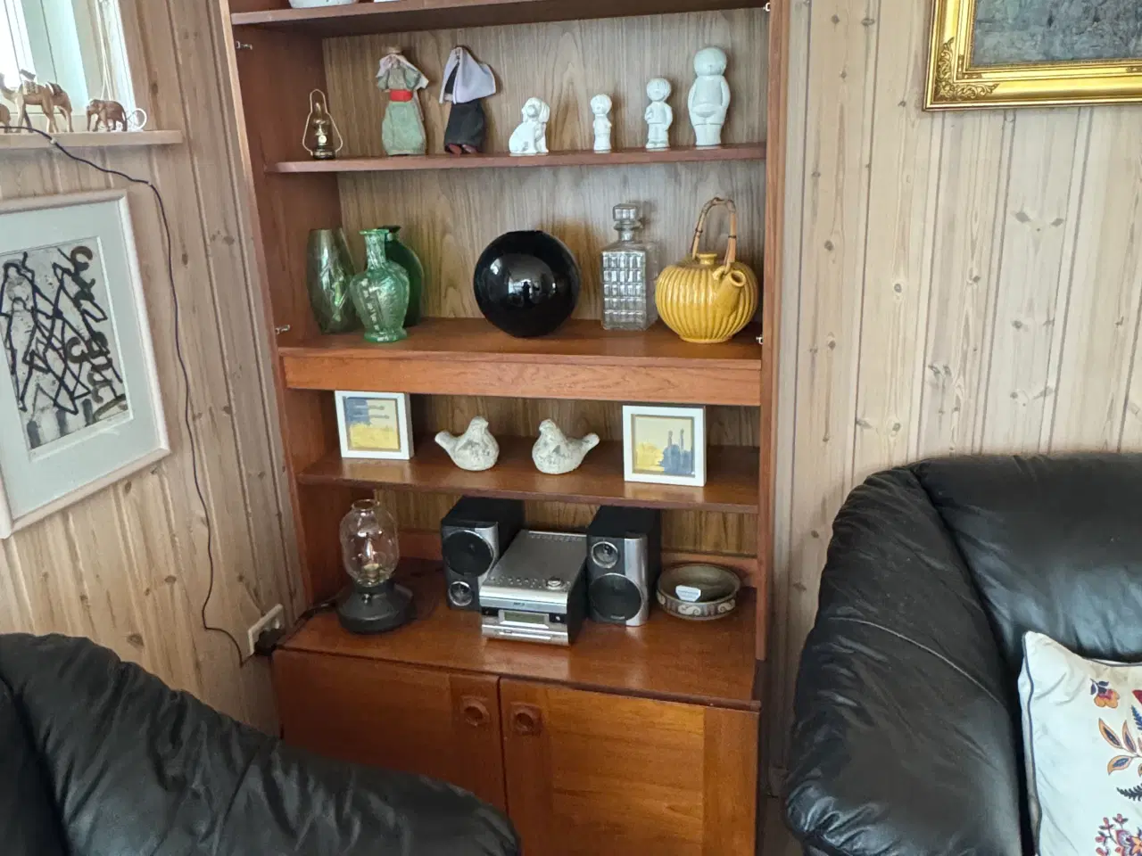 Billede 1 - Reol i teaktræ