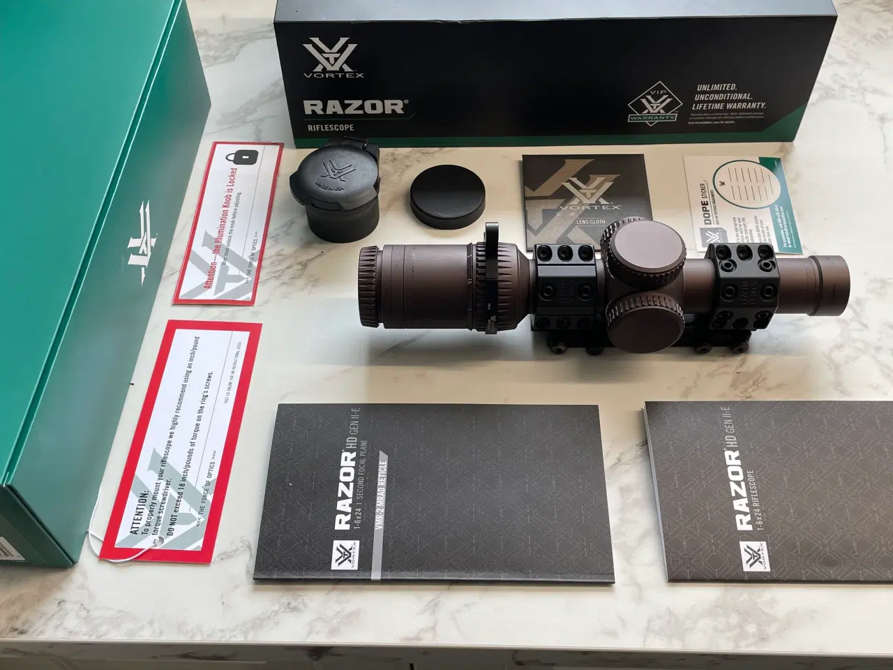 Billede 1 - Vortex Razor HD Gen II-E 1-6x24 