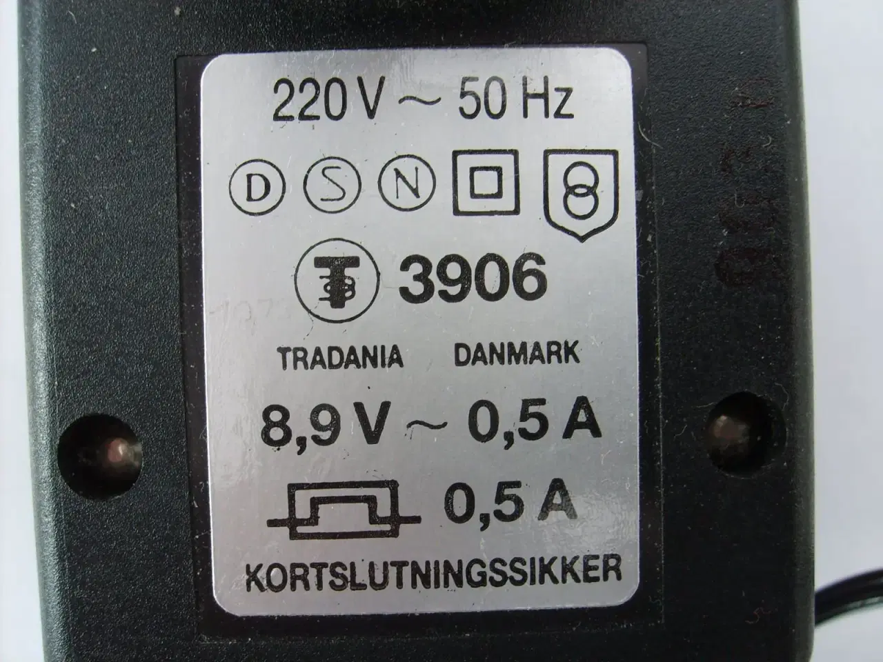 Billede 2 - Transformer Strømforsyning Tradania 8,9Vac 0,5A