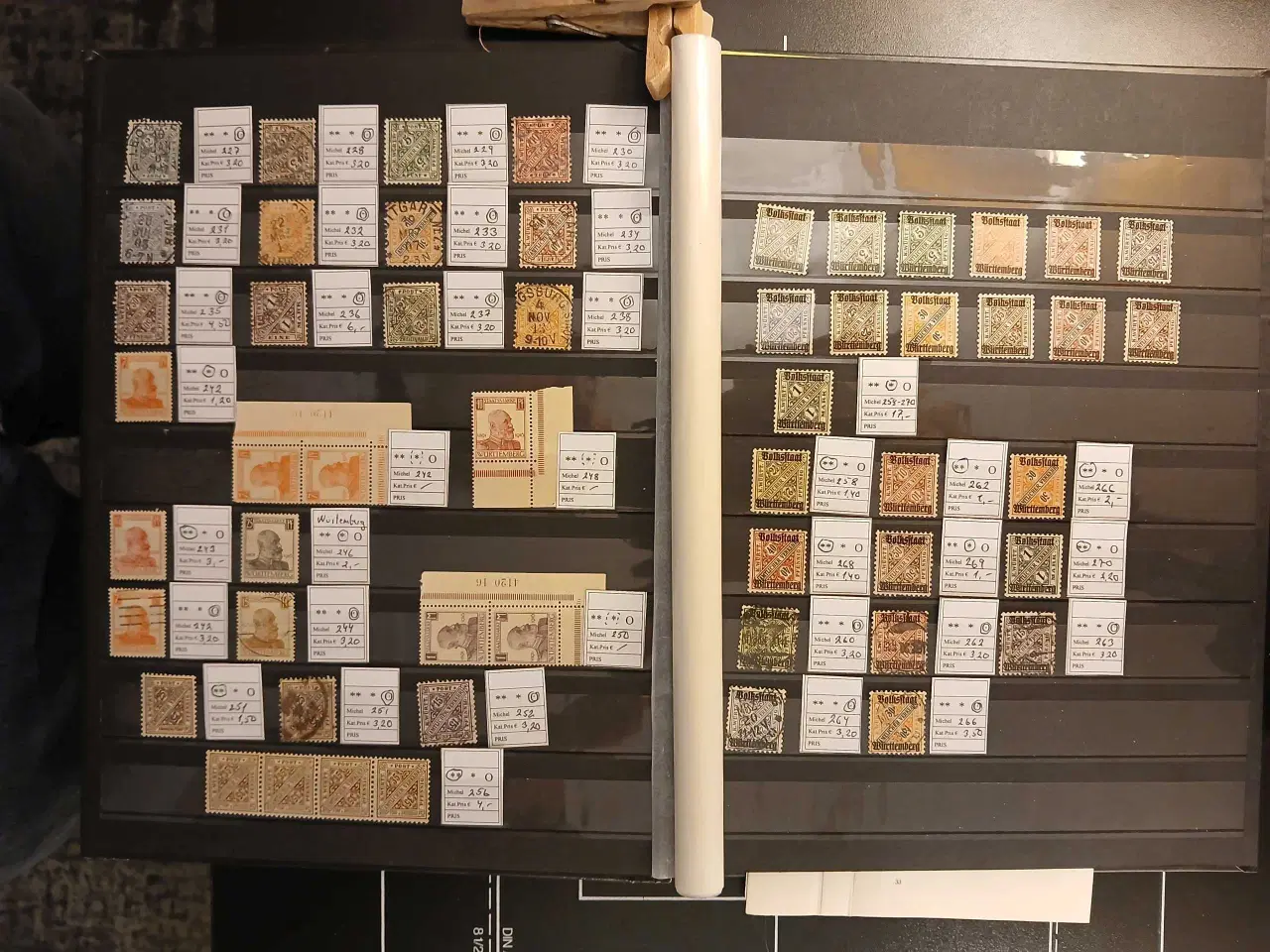Billede 4 - Würtemberg (82) Indstiksbog med frimærker fra denn