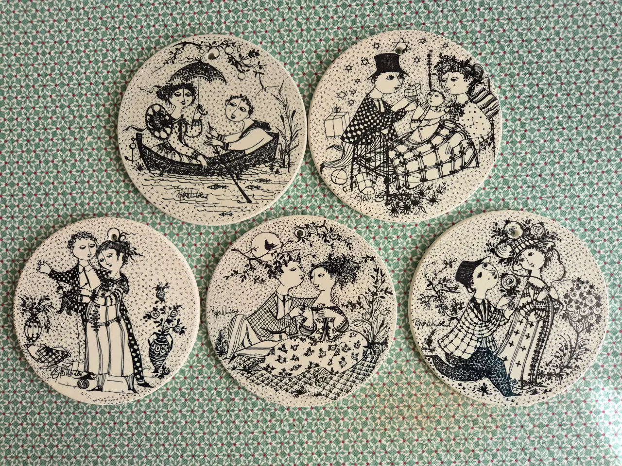 Billede 1 - Bjørn Wiinblad platter 