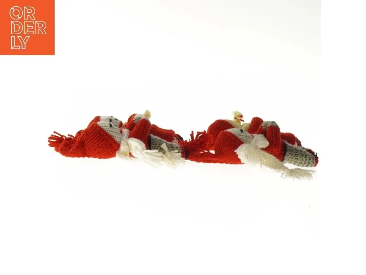 Billede 3 - Strikkede nissefigurer, 4 styk (str. 4 styk, 15 cm)