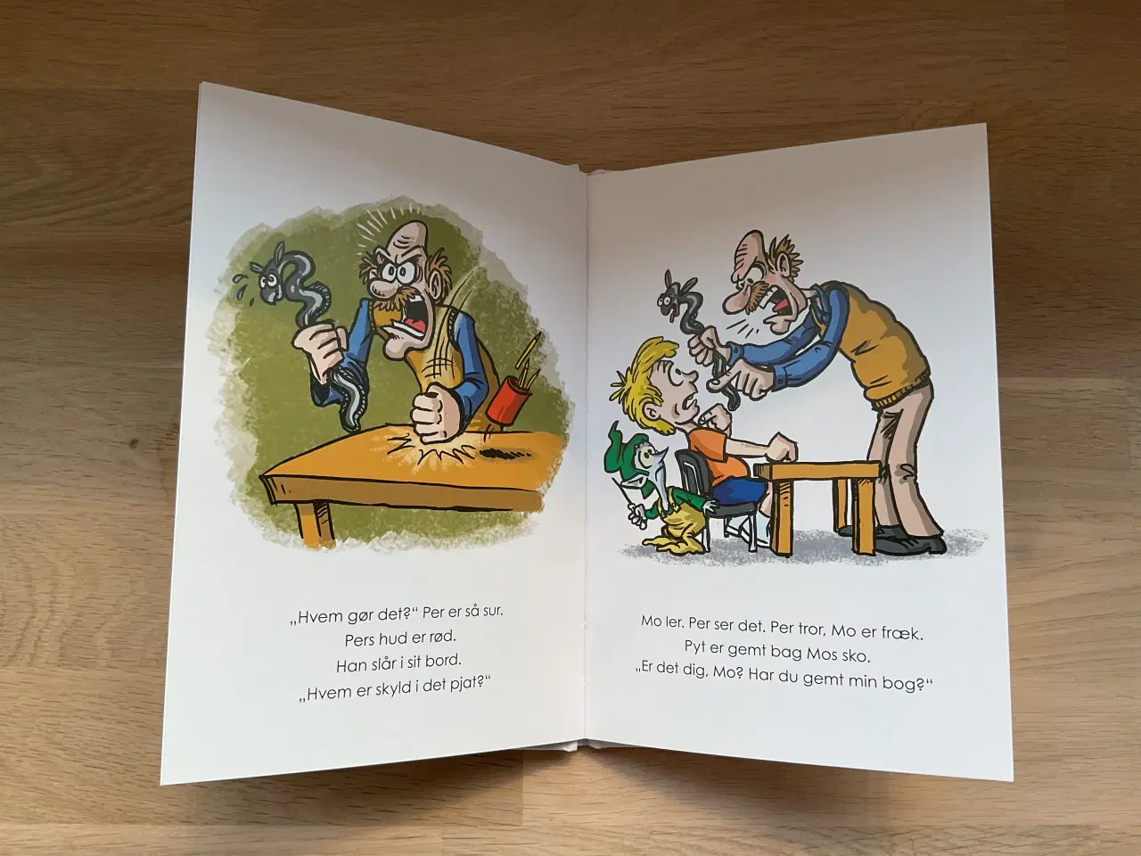 Billede 2 - Mo og Pyt i skole