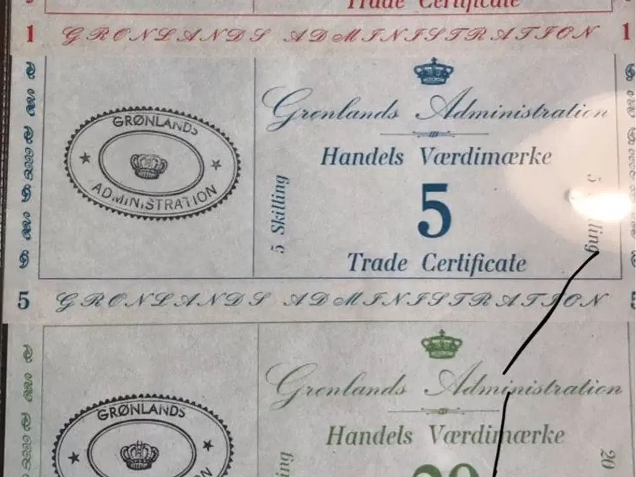 Billede 1 - Grønlandsk handels værdimærker
