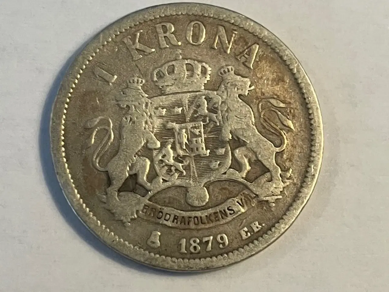 Billede 1 - 1 Krona 1879 Sweden