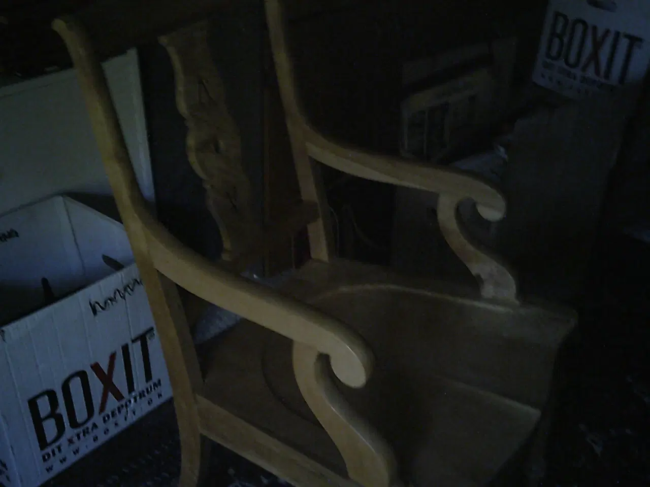 Billede 1 - Træstole i bøg 2 stk