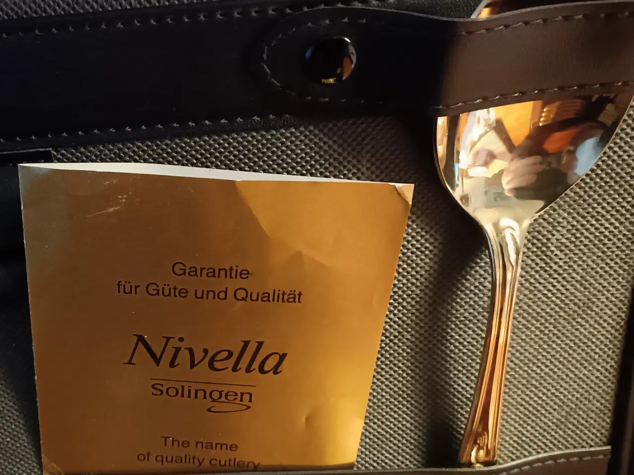 Billede 5 - LUKSUS BESTIK, 23/24 karat forgyldt, 12 personer