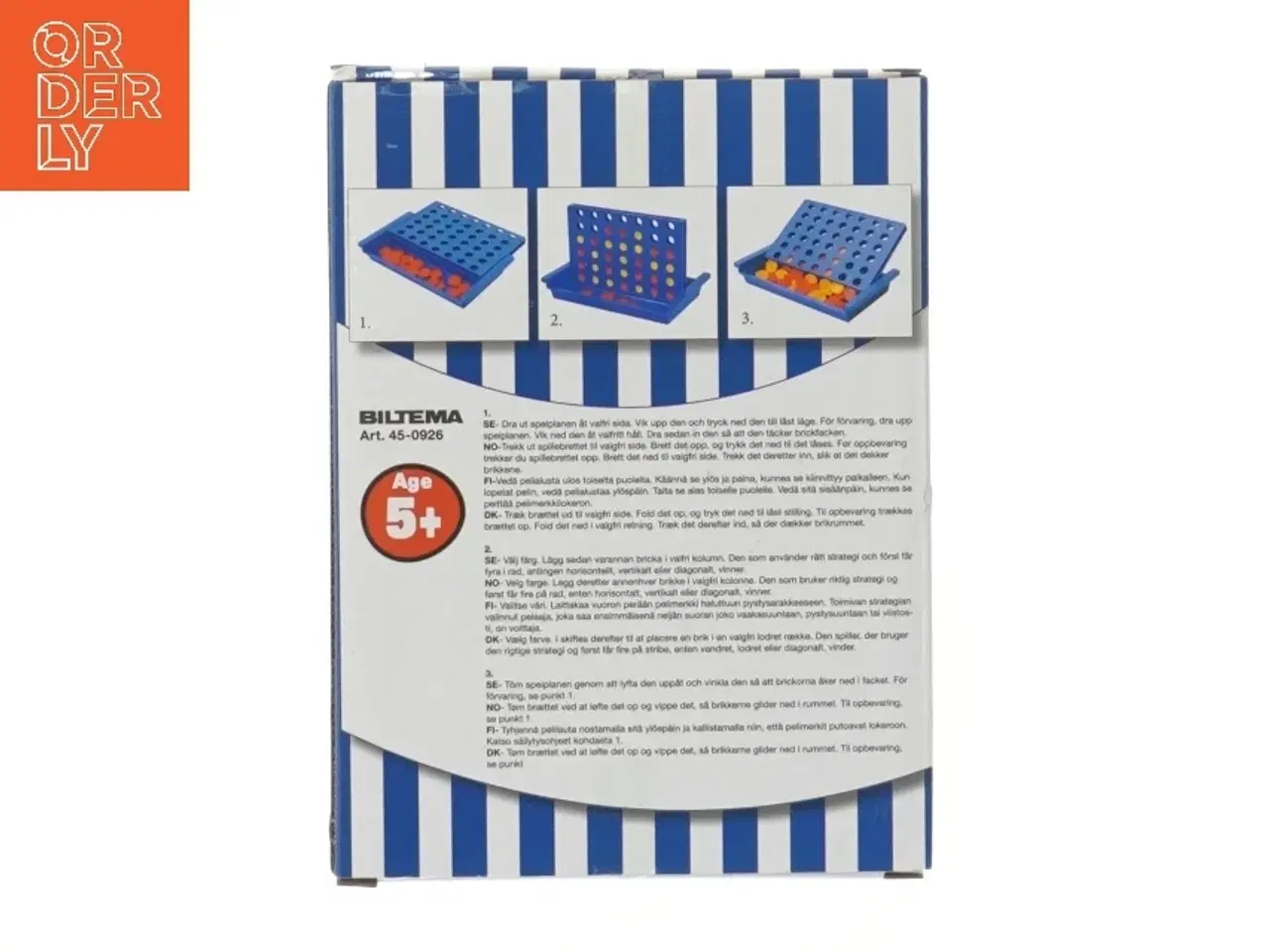Billede 2 - Fire på stribe spil fra Biltema (str. 20x15 cm)