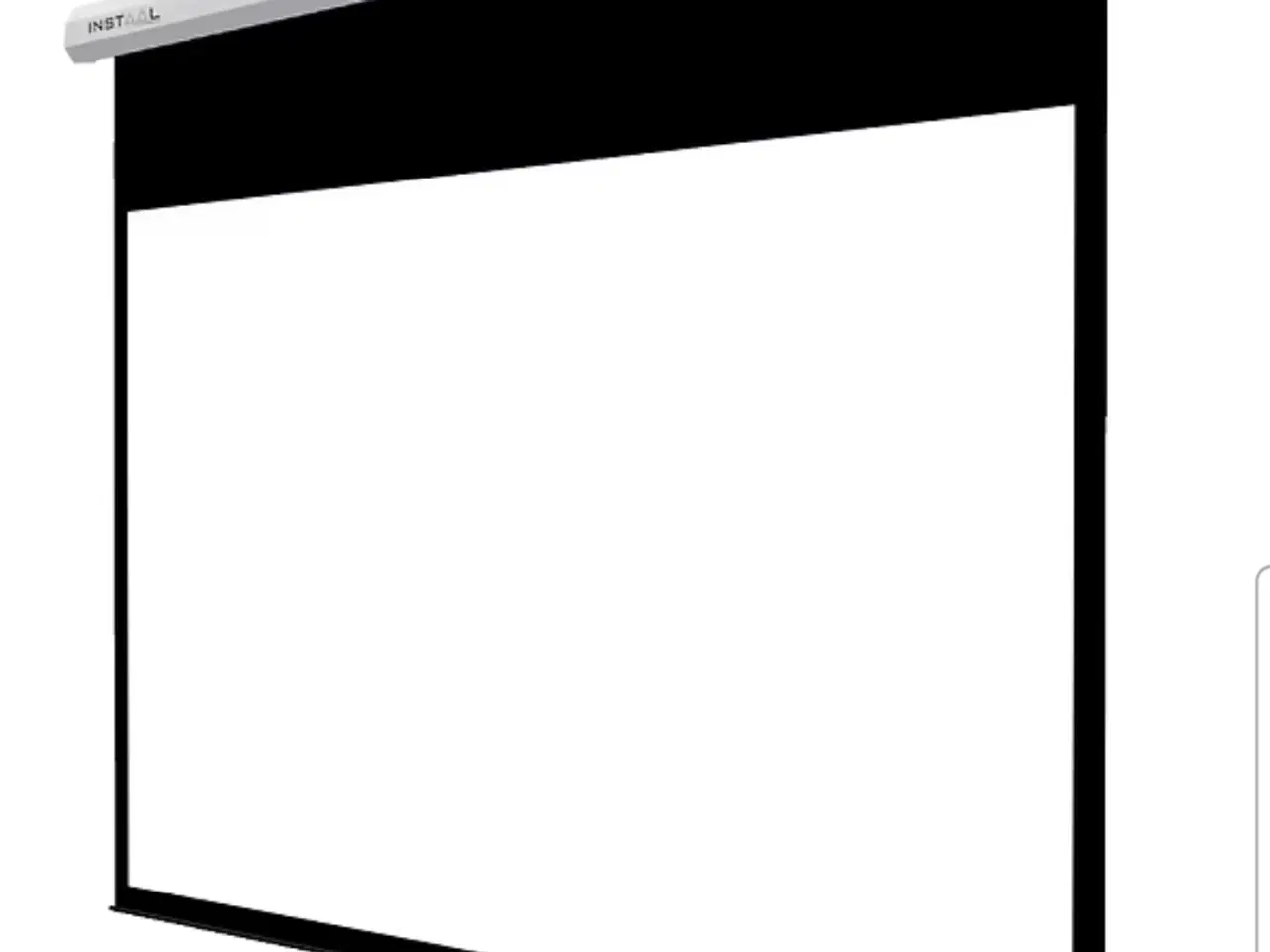 Billede 1 - Lærred projektor 100", 16:9 motor