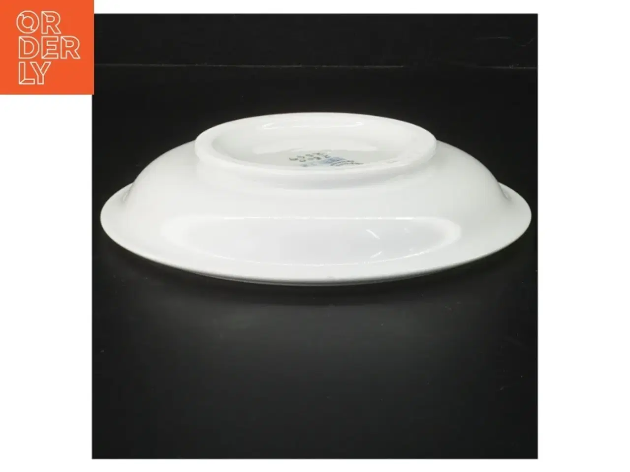 Billede 3 - Blå Snerle blomstret fad fra Royal Copenhagen (str. Ø. 18,5 cm)