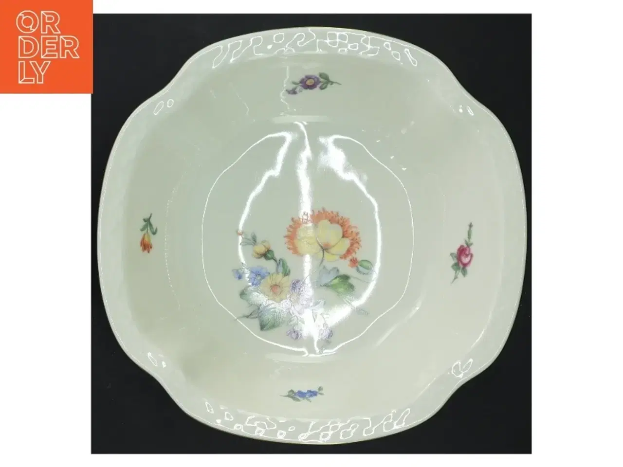 Billede 3 - B&G saksisk blomst serveringsskål (str. Ø 24x6 cm)