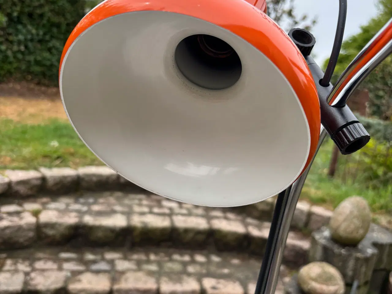 Billede 6 - Istandsat retro arkitektlampe – Orange 70’er ikon 