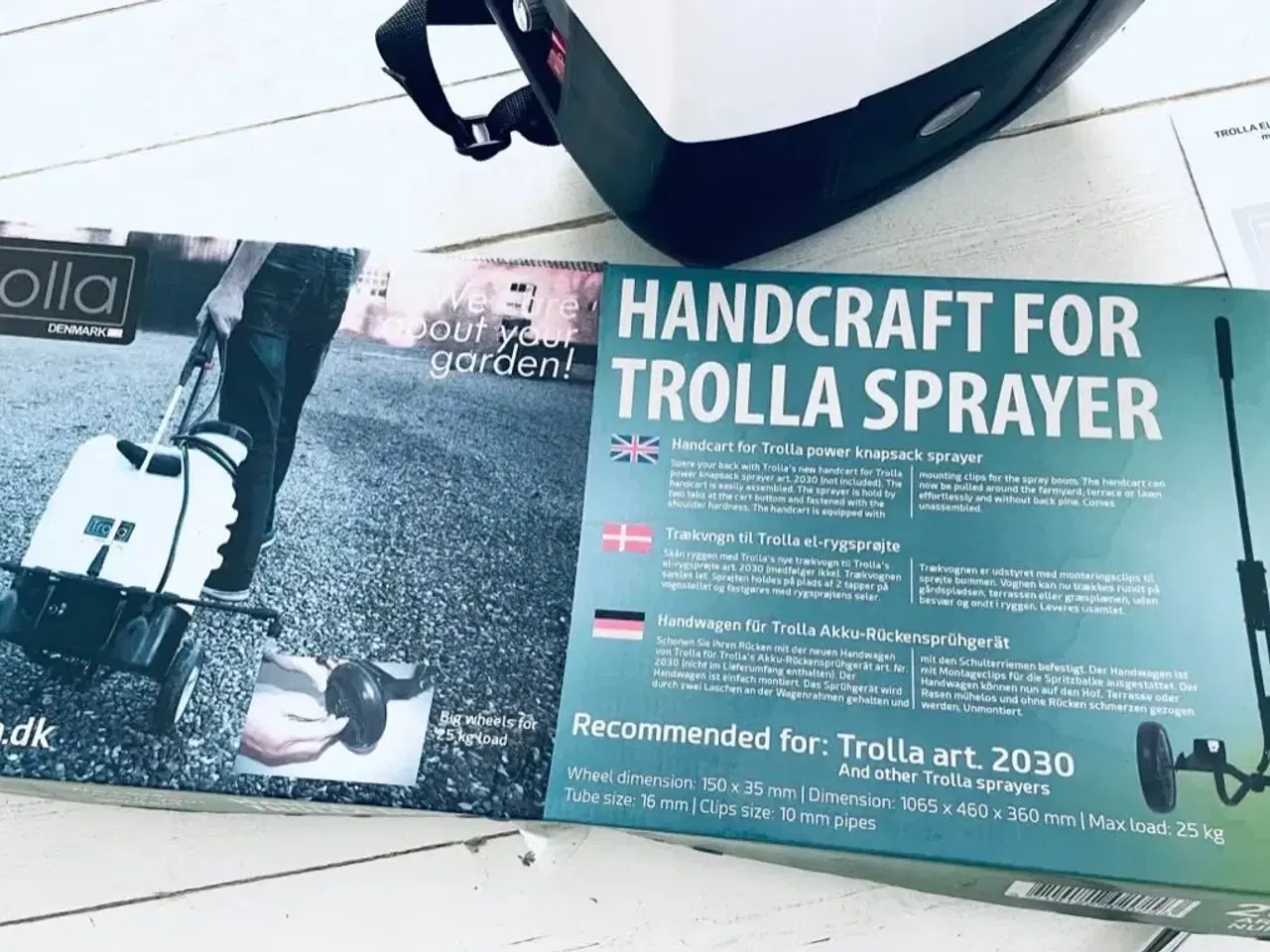 Billede 3 - Trolla elektrisk sprøjte + ny vogn + lanse