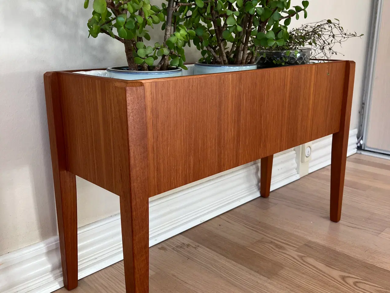 Billede 3 - Smuk retro teak blomsterkasse fra 60’erne 