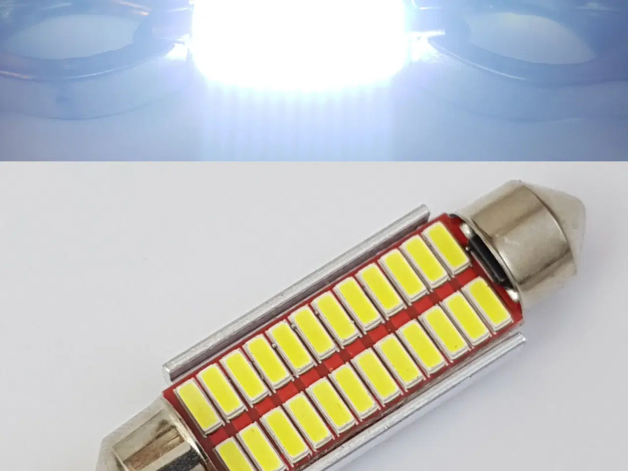 Billede 1 - NY! LED Pære 24 SMD LED C5W / C10W