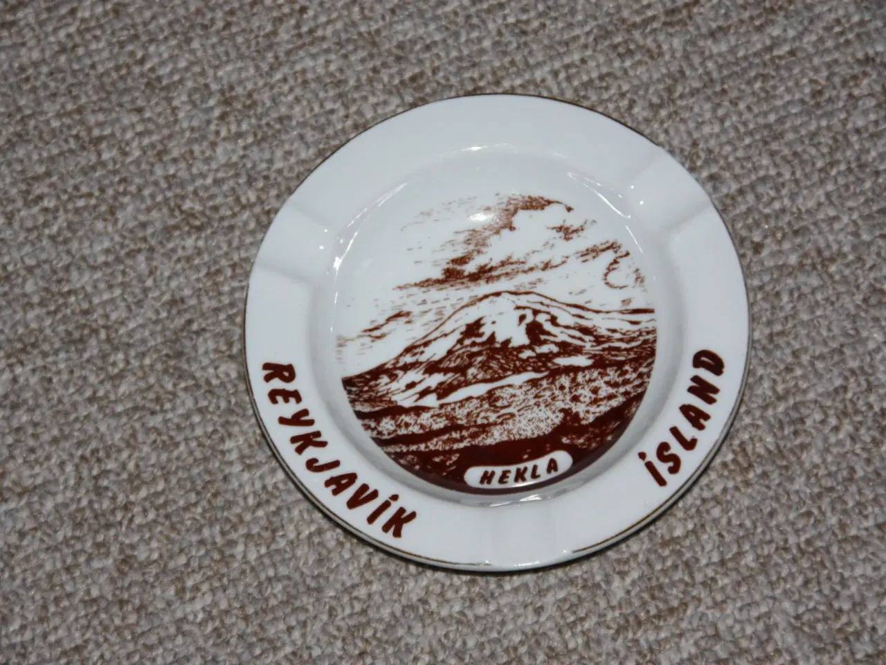 Billede 1 - Askebæger Hekla Reykjavik Island diam 15 cm