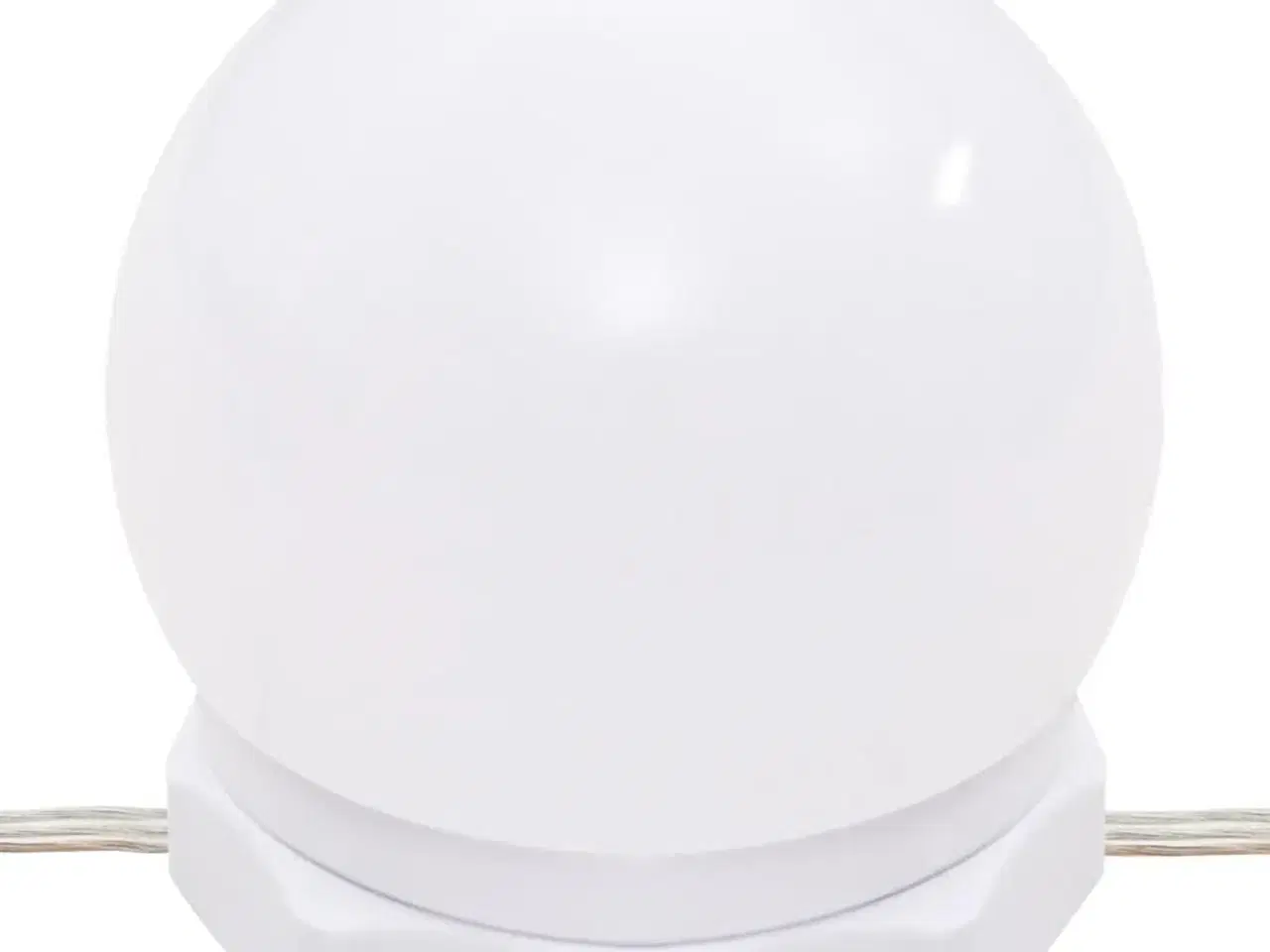 Billede 9 - Makeupbord med LED-lys 96x40x142 cm hvid
