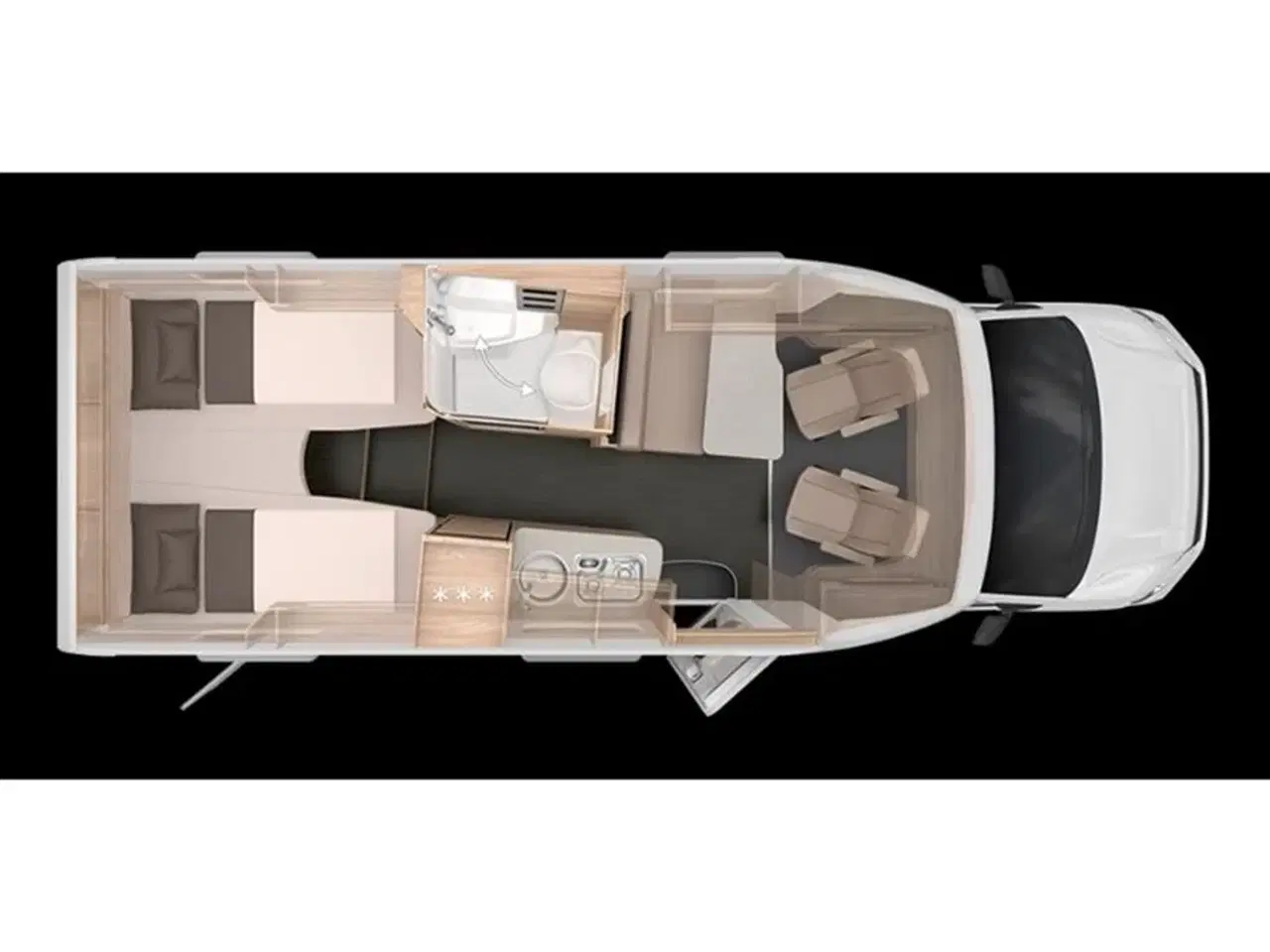 Billede 22 - 2026 - Knaus Van Ti Plus 650 MEG "VW" Platinum Selection   Knaus Van TI 650 MEG VW Platinum Selection 2026 - kan ses nu hos Camping-Specialisten.dk