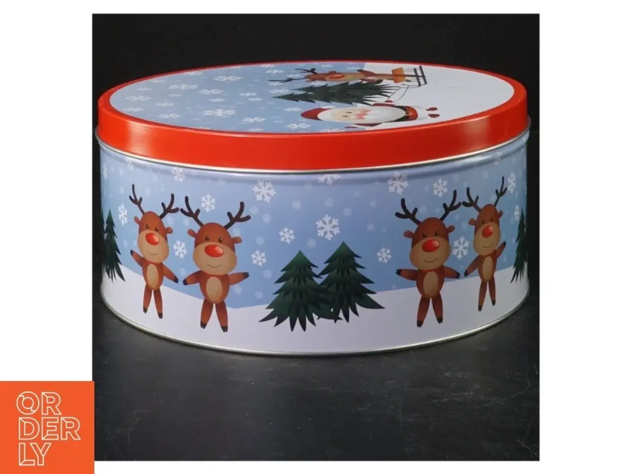 Billede 1 - Julekagedåse fra Coop (str. Ø. 18 cm)