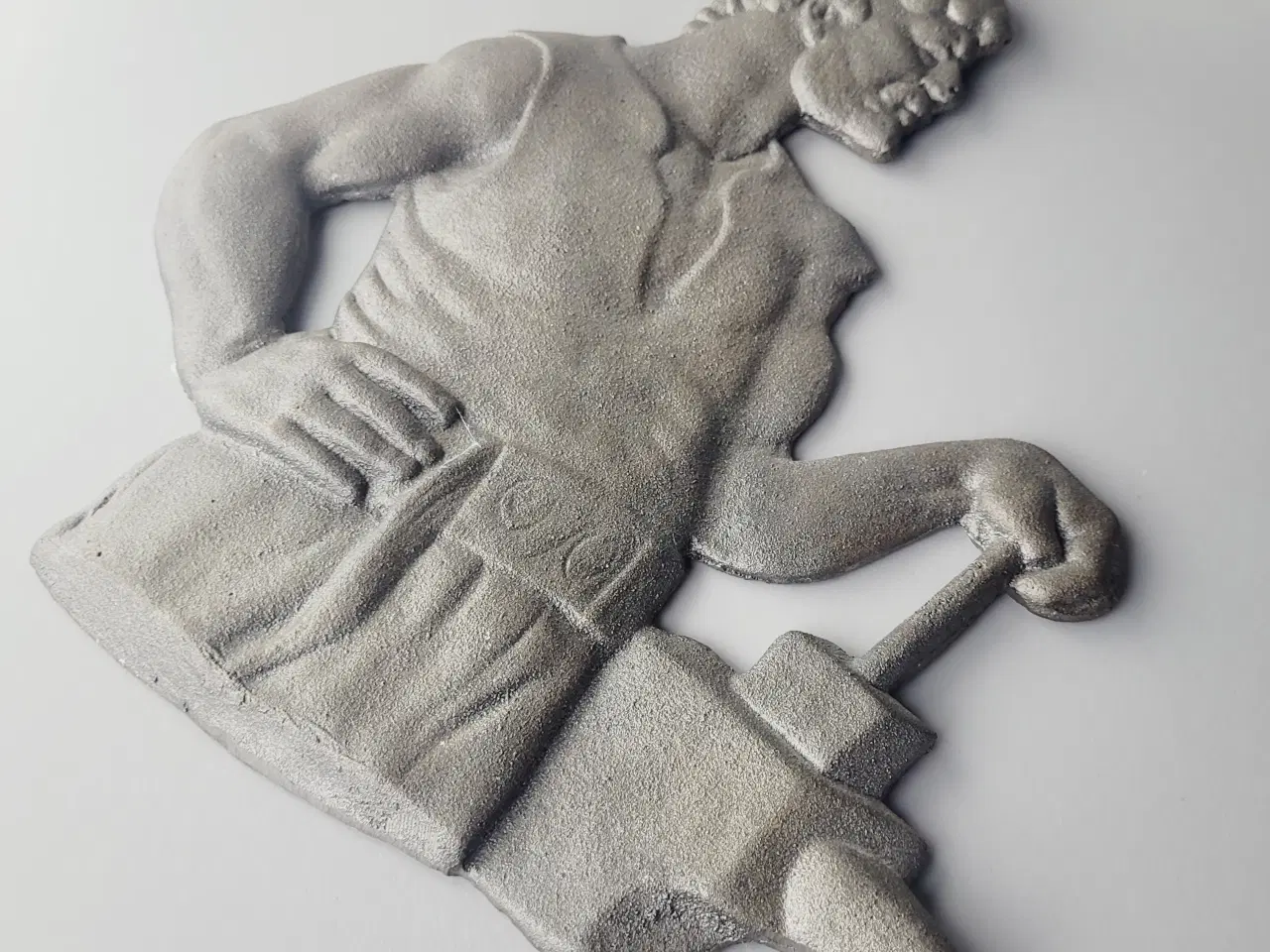 Billede 2 - ⭐️· Klassisk Støbejernsrelief: Smeden Vølund