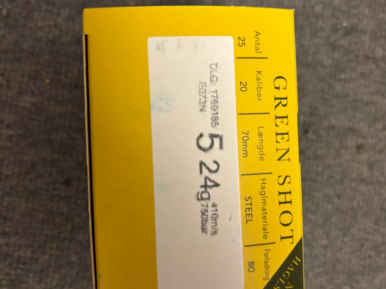 Billede 1 - Green Shot kal. 20 Bio