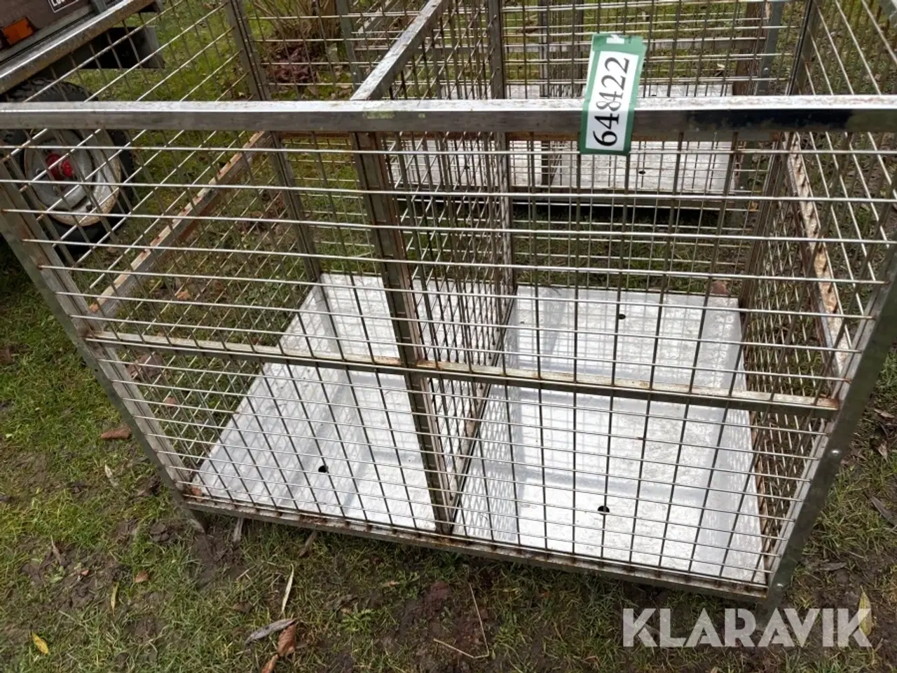 Billede 9 - Trådbur/pallekasse i stål 2 styk