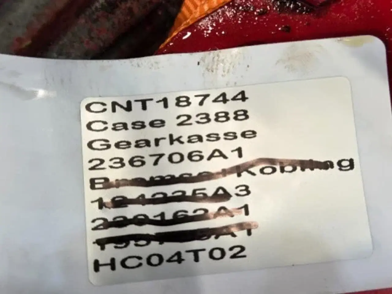 Billede 22 - Case 2388 Gearkasse 236706A1
