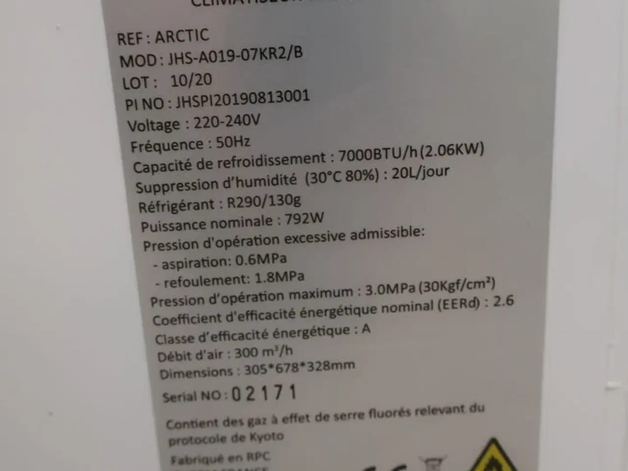 Billede 4 - Mobil aircondition DOMAIR JHS-A019