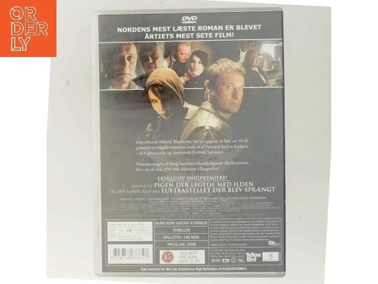 Billede 3 - Mænd der hader kvinder med Michael Nyqvist (DVD)