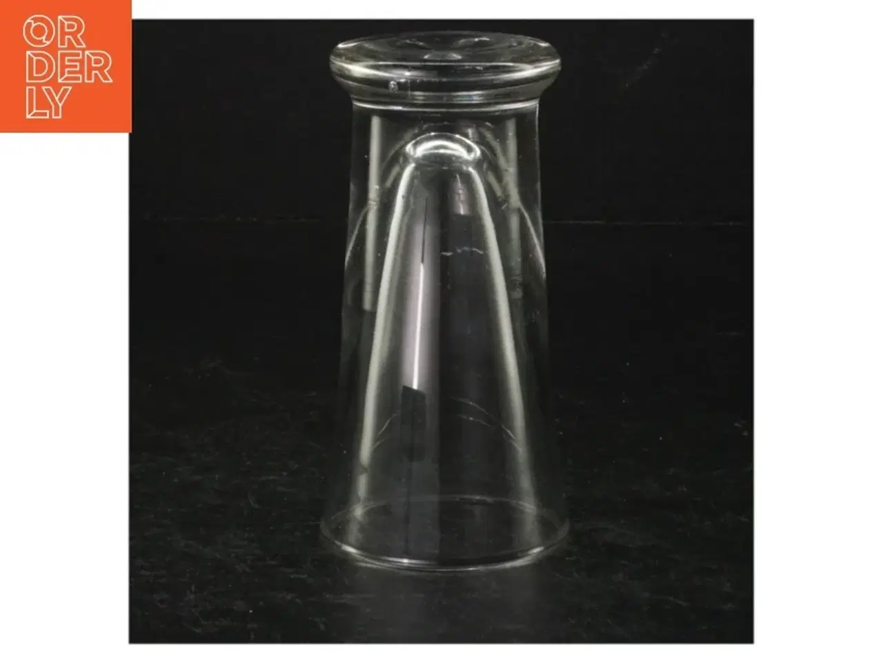 Billede 2 - Gennemsigtig glasvase (str. 12 cm)