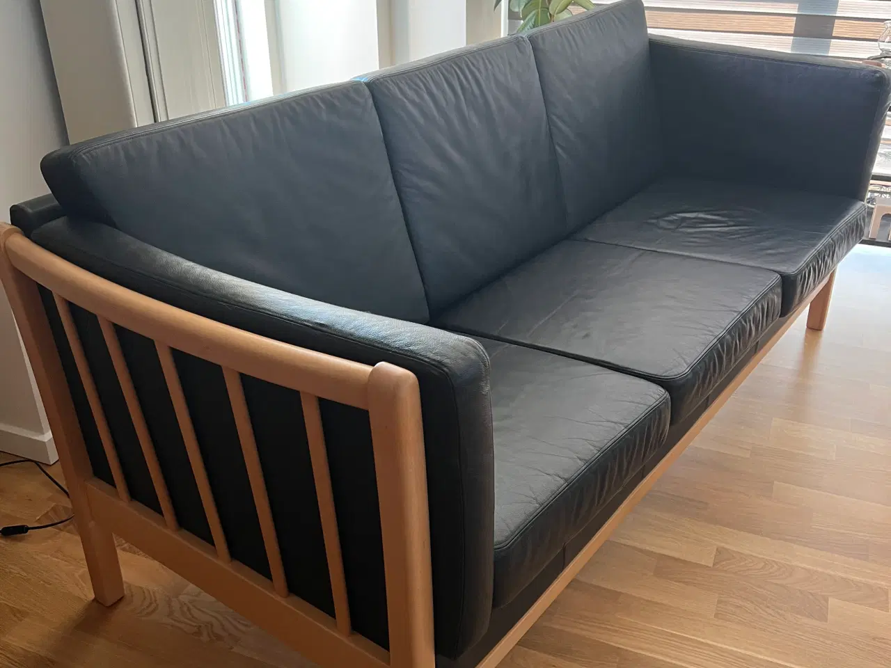 Billede 1 - Lædersofa