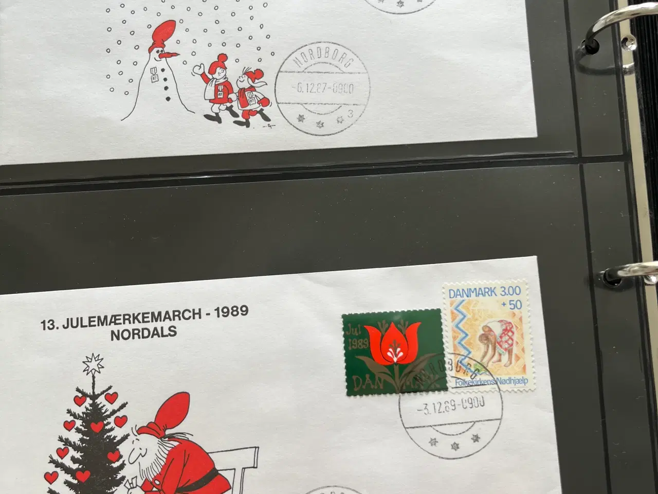 Billede 11 - Første dags kuvertmappe m/julemærkemarch