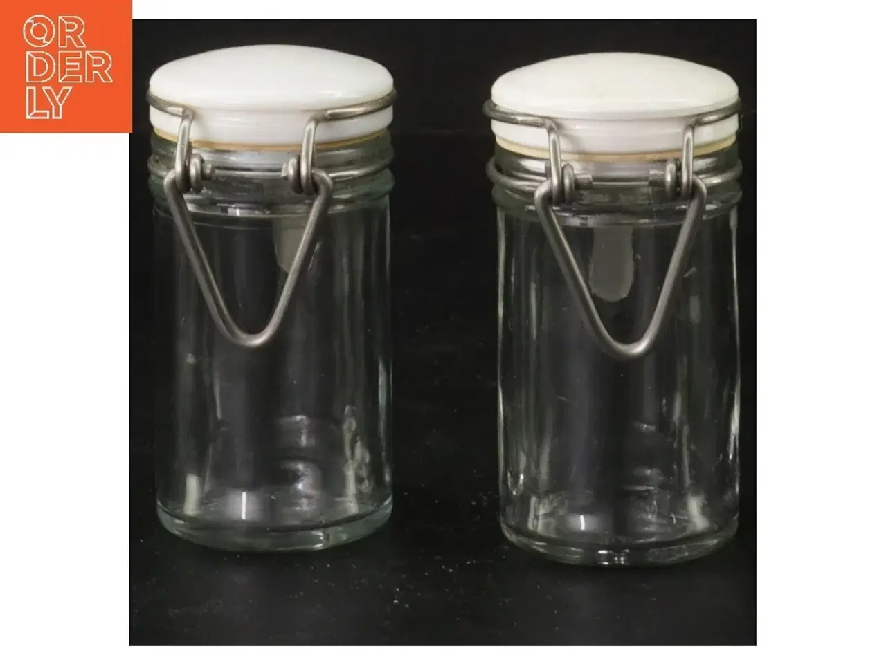 Billede 2 - Glaskrukker med låg (str. 9 cm)