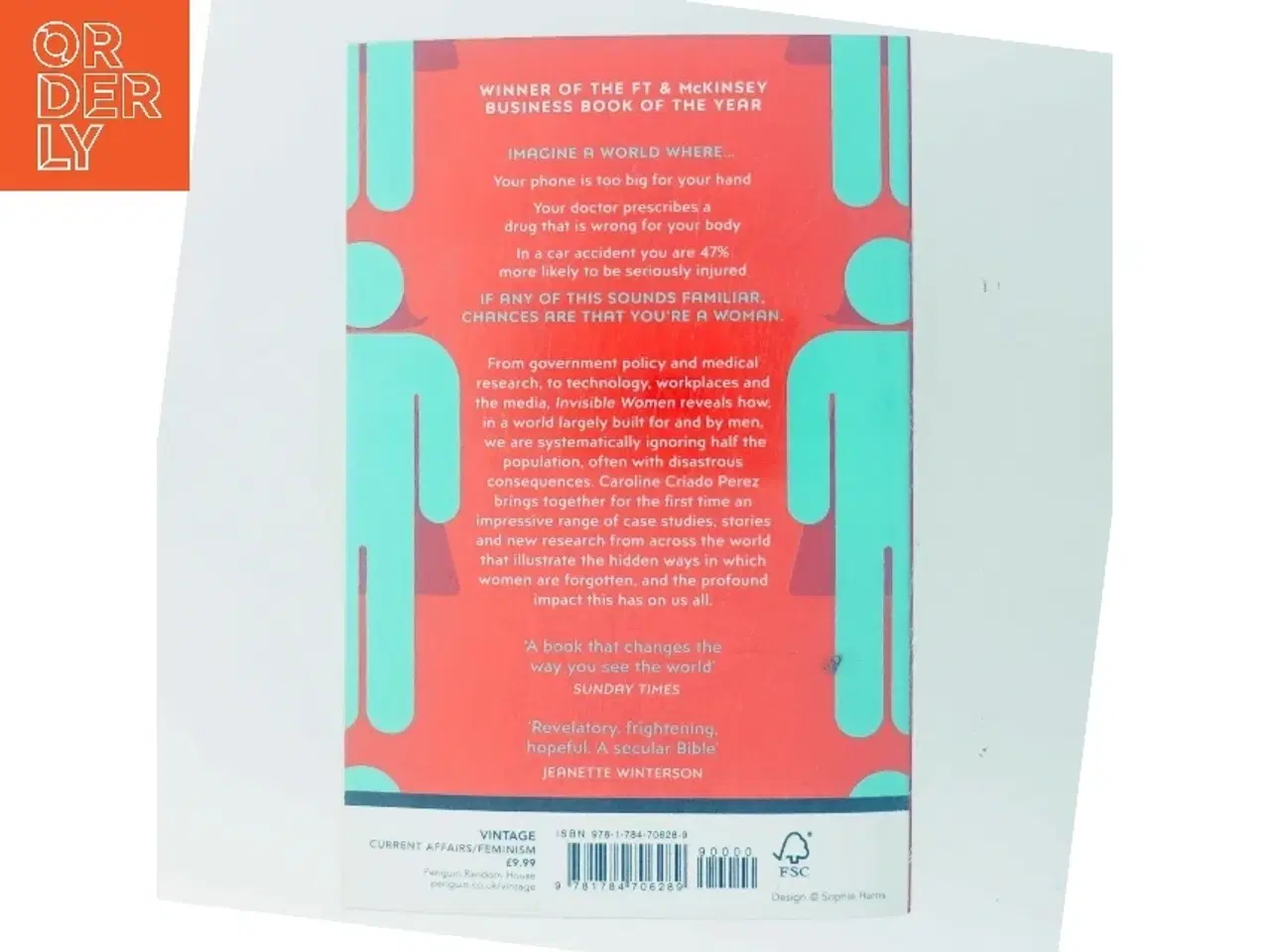 Billede 3 - Invisible women : exposing data bias in a world designed for men af Caroline Criado Perez (Bog)