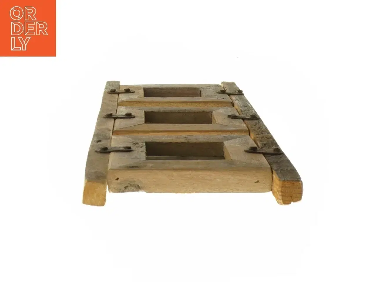 Billede 3 - Rustik billedramme til tre billeder (str. 39x12 cm)