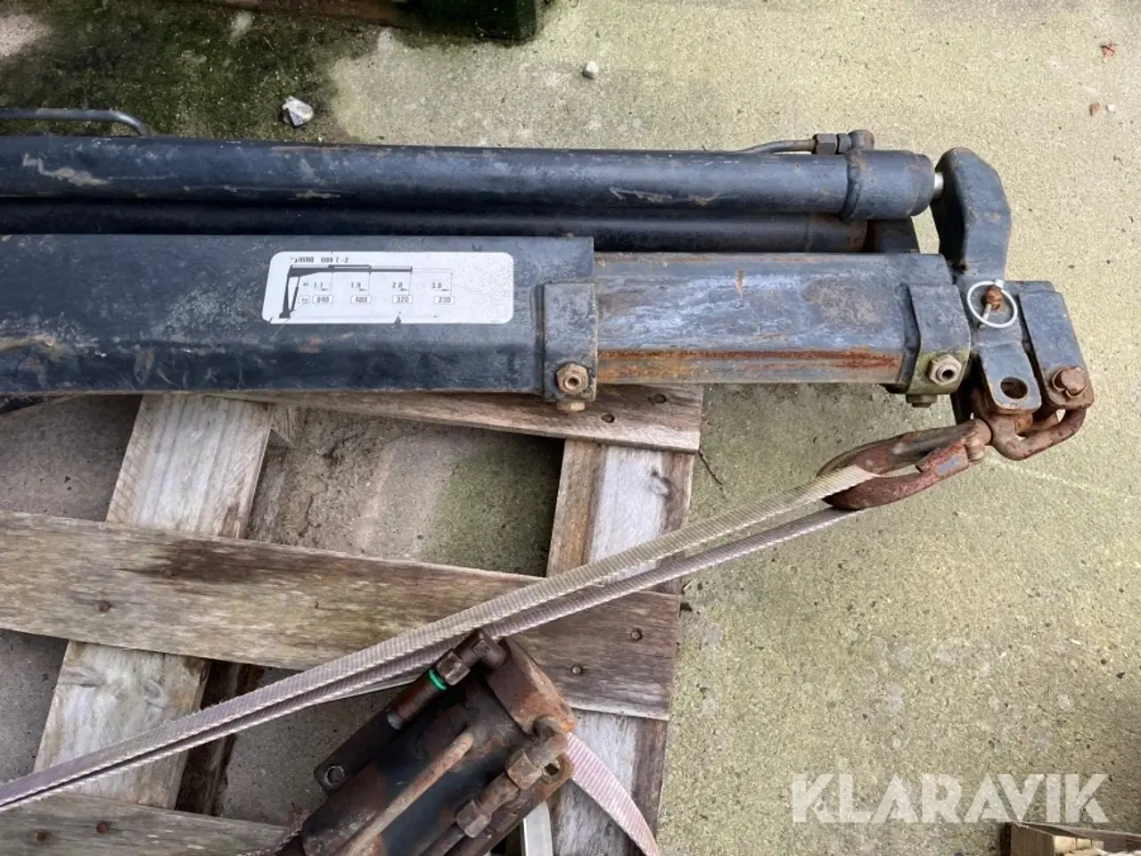 Billede 3 - Lad kran Hiab 008T