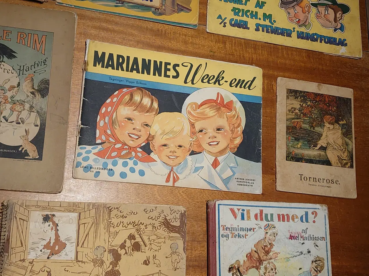 Billede 3 - 27stk antikvariske børnebøger i dårlig stand.