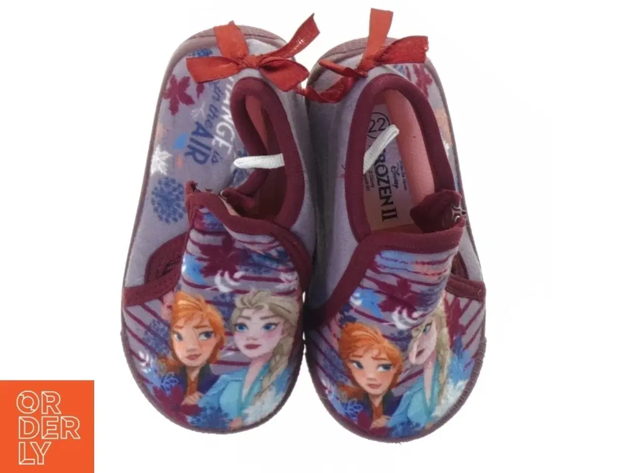 Billede 2 - Frozen II sko med gummisål og lynlås fra Disney (str. 21)