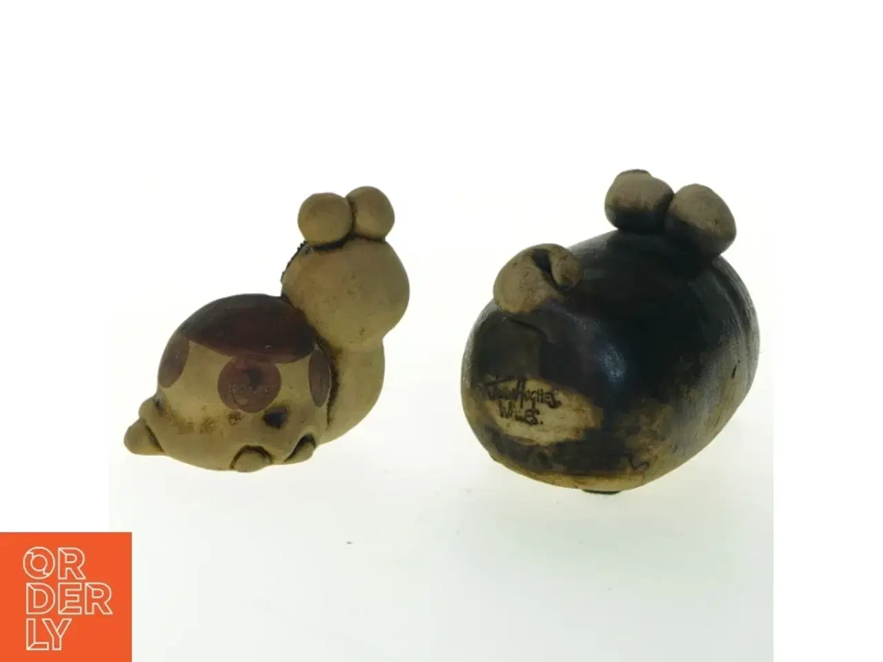 Billede 2 - Keramiske dyreskulpturer fra John Hughes Wales (str. 12x9 cm)