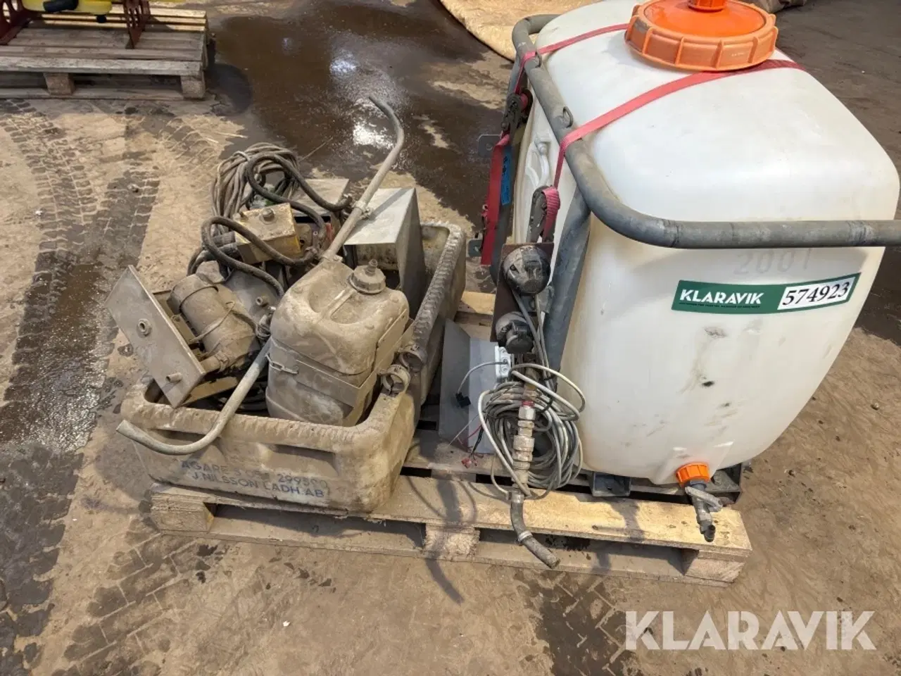 Billede 4 - Beholder til ensileringsmiddel - 200L beholder