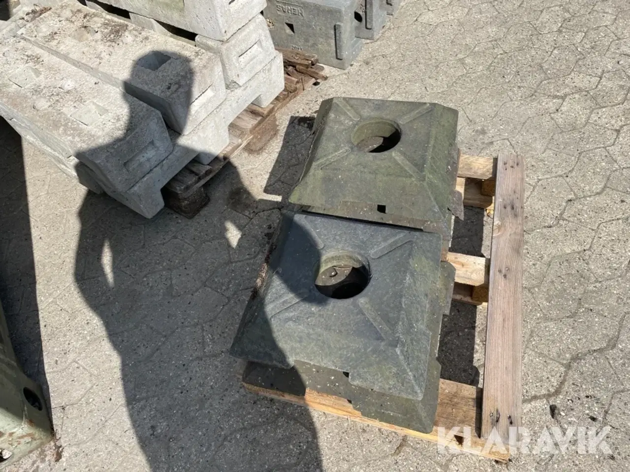 Billede 12 - 15 byggepladsHegn Med Klodser 2x3,5