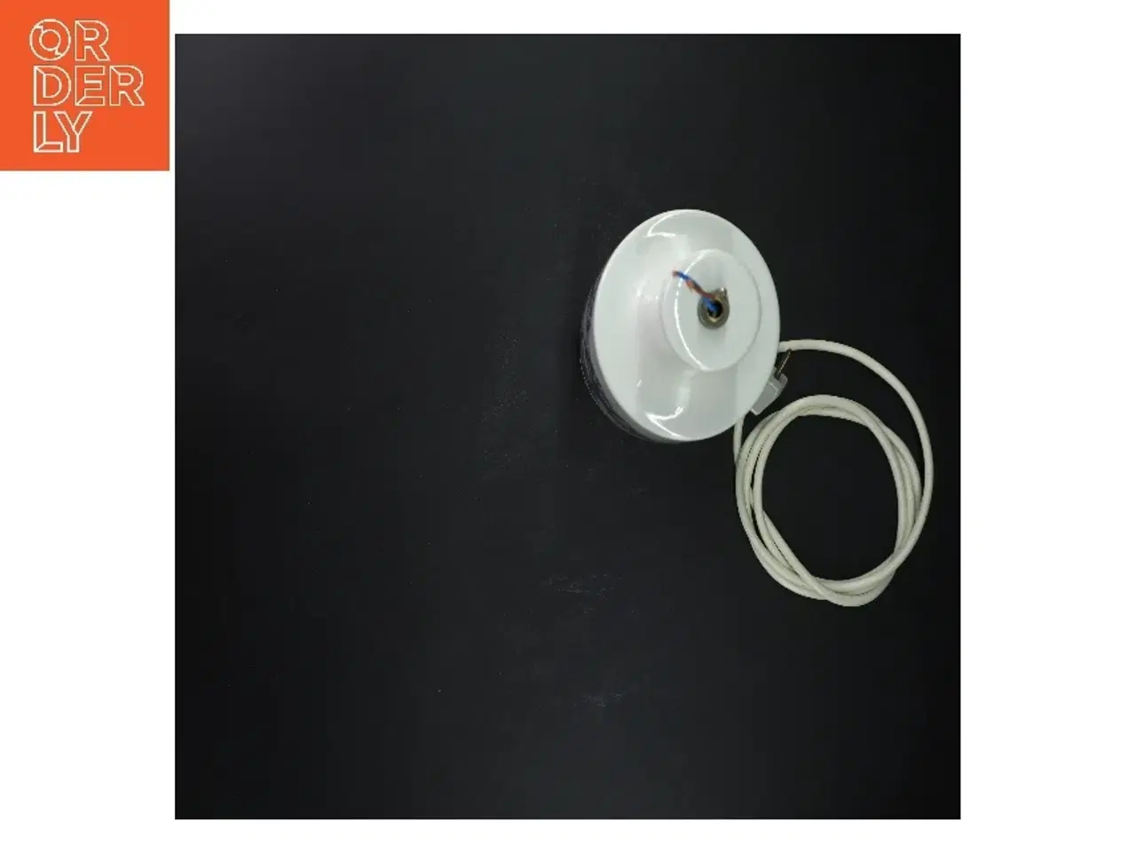 Billede 3 - Royal Copenhagen keramisk bordlampe med blå mønster fra Royal Copenhagen (str. 27 cm)