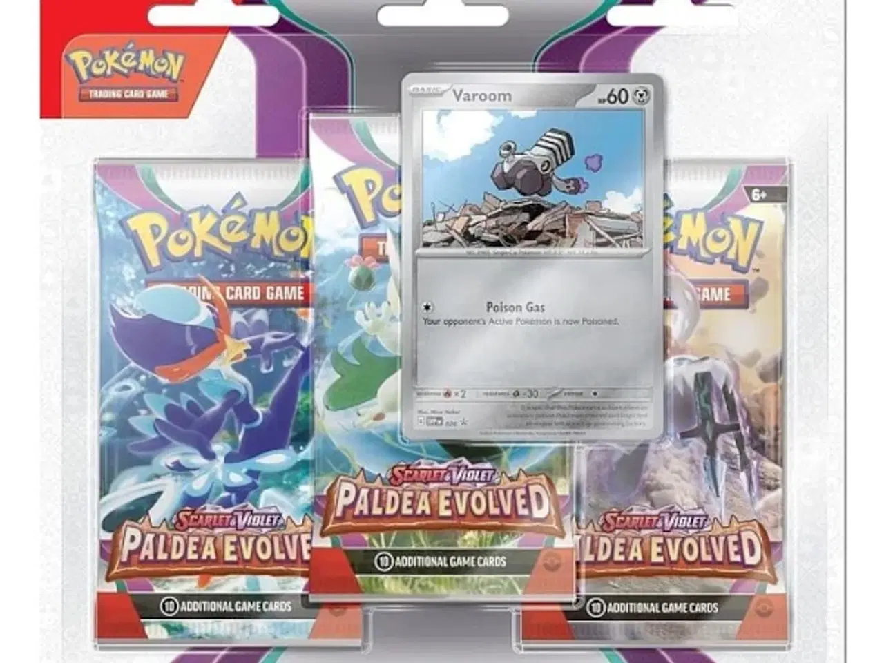 Billede 2 - Pokémon Paldea Evolved 3-Pack Blister 