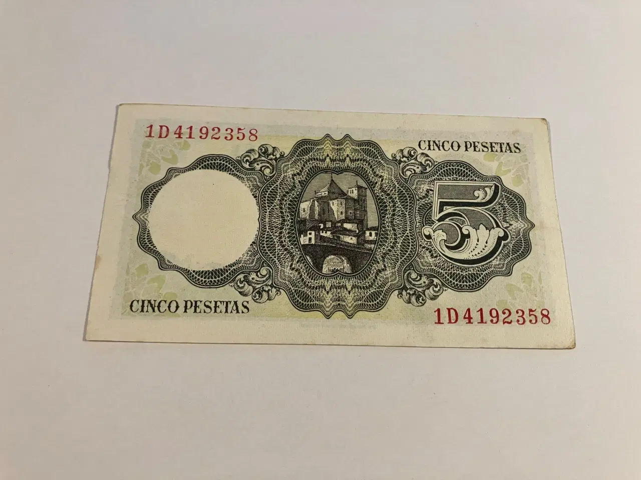 Billede 2 - 5 Pesetas 1951 Spain