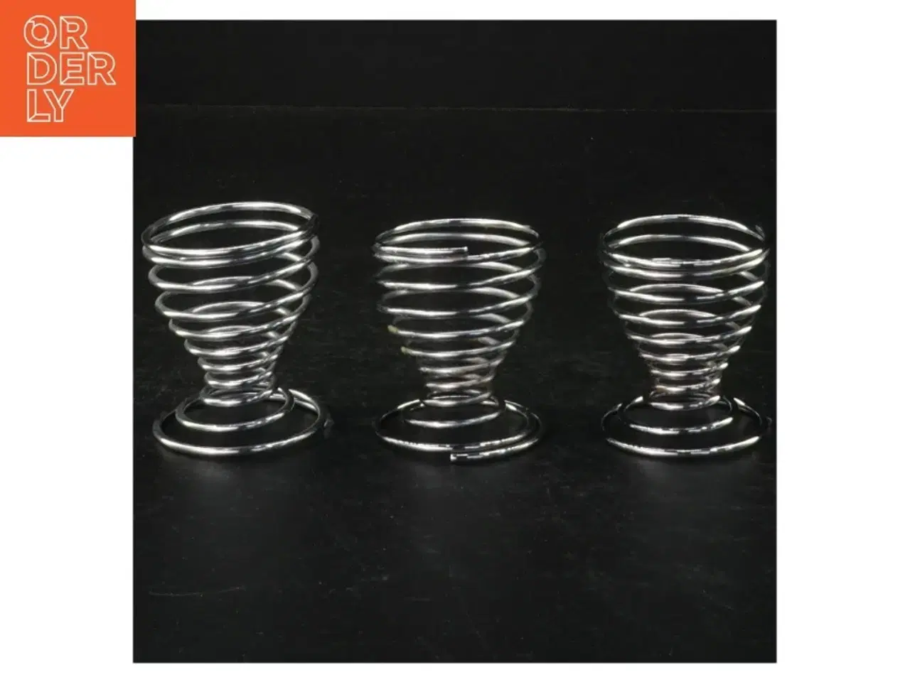Billede 1 - Spiralæggebæger i metal (str. H 6 cm ø. 5 cm)