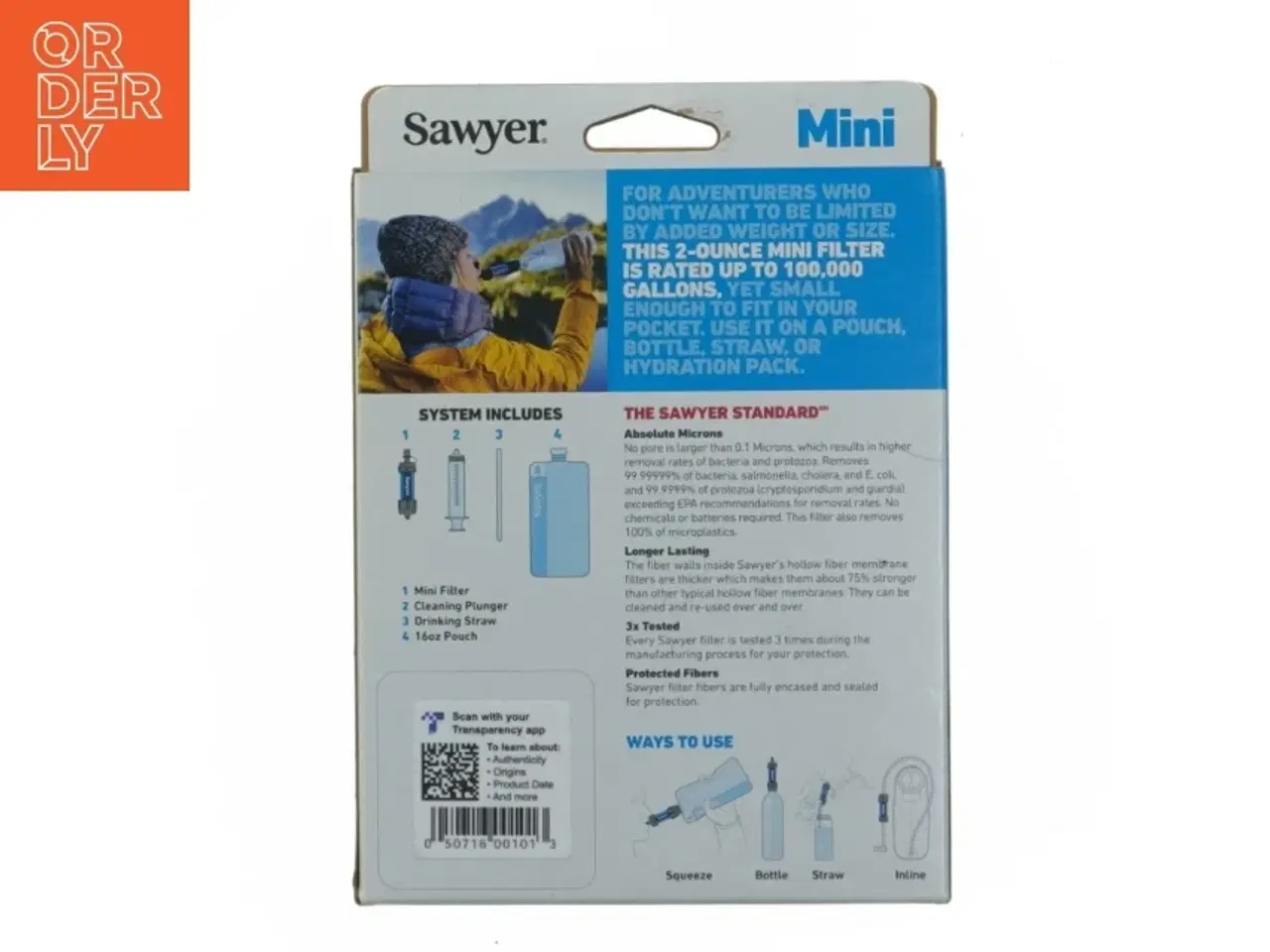 Billede 2 - Ny Sawyer Mini vandfiltreringssystem fra Sawyer