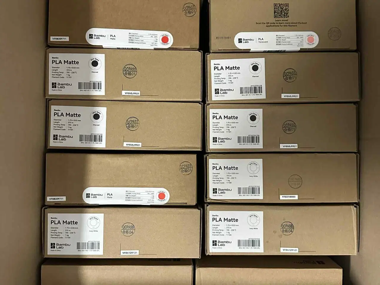 Billede 6 - Sælger nye Bambu Lab PLA-filamenter (1 kg spoler) 