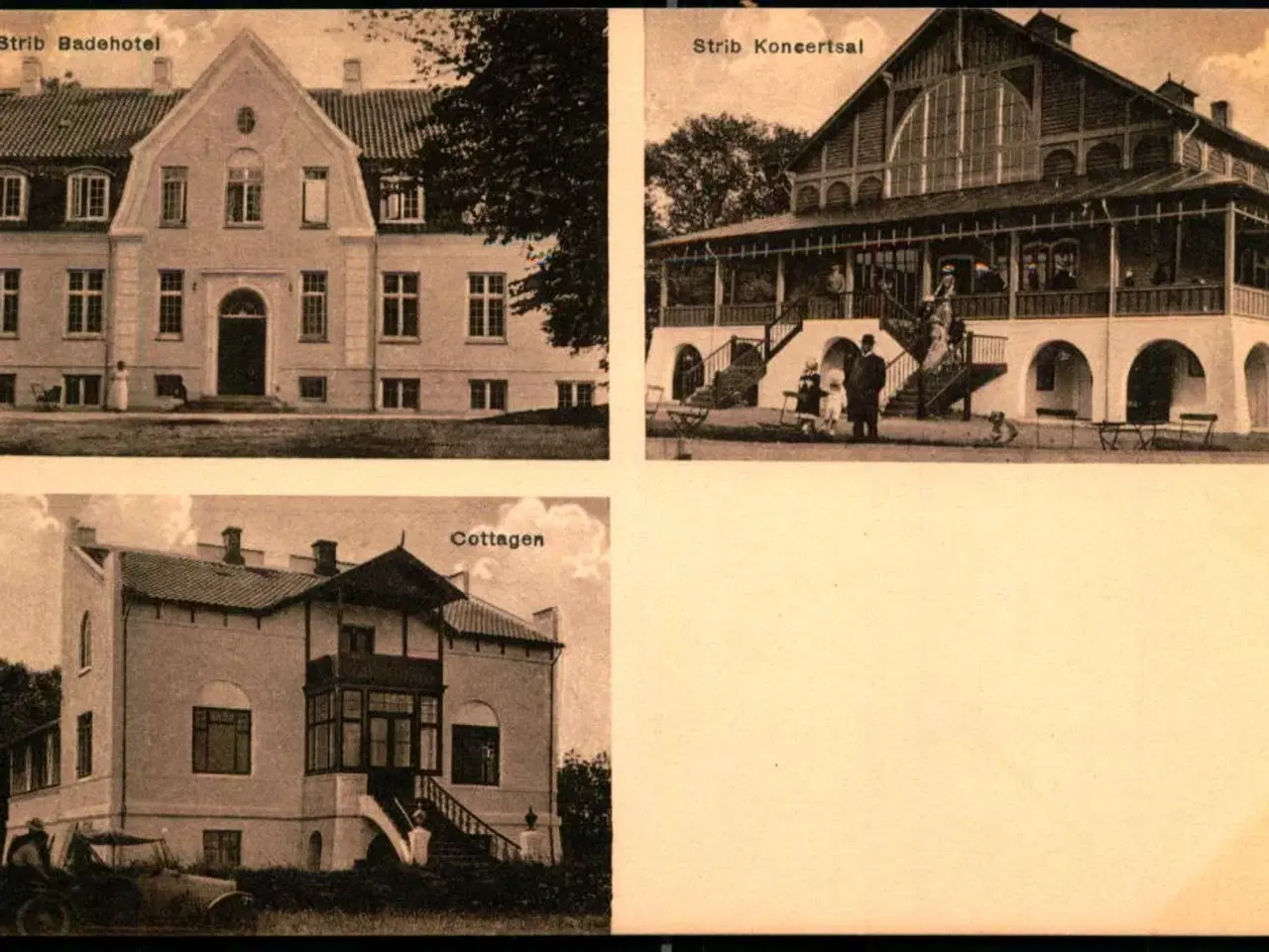 Billede 1 - Strib - Badehotel - Koncertsal - Cottagen - J.A.F. 944 - Ubrugt