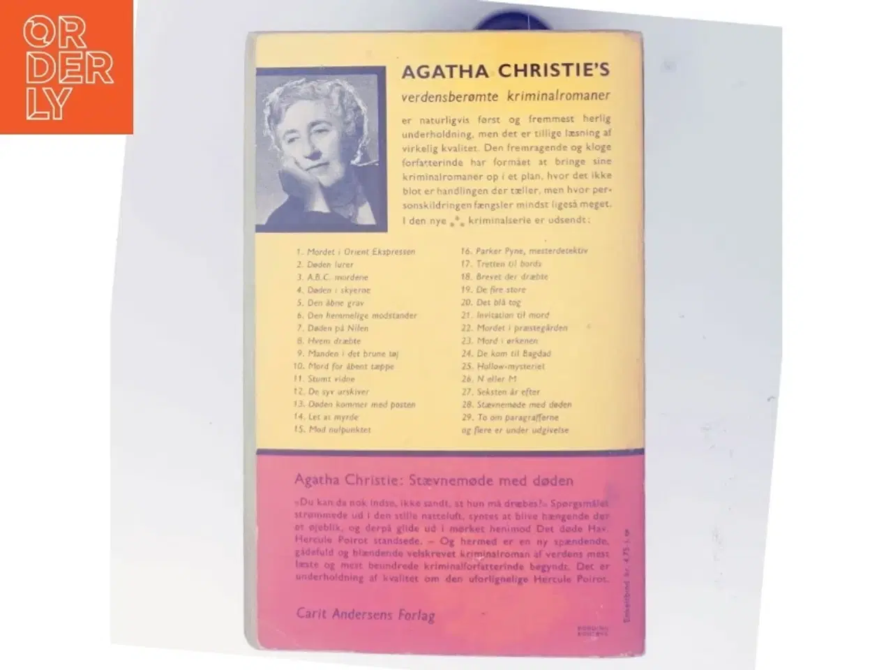Billede 3 - Stævnemøde med døden af Agatha Christie (Bog)